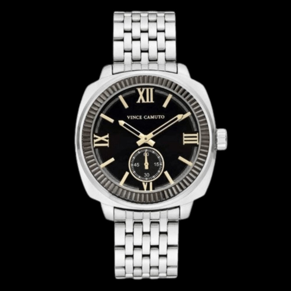 "Vince Camuto" Elegant" Black Dial Men's Watch ⬇️NWT